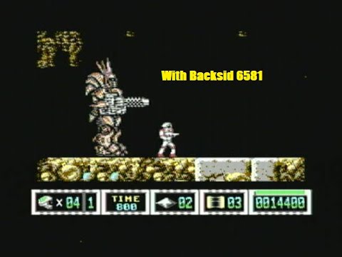 C64 - Turrican II by Rainbow Arts (1991) with Backsid 6581