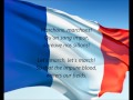 French National Anthem La Marseillaise FR EN