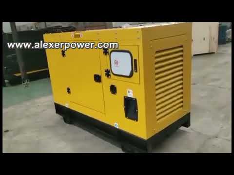 Perkins 30kw cabinet generator 1103A-33G engine with automatic controller battery circuit breaker