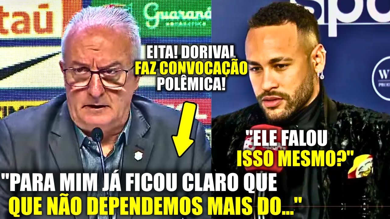 🚨 EITA! Olha o que o DORIVAL FALOU DO NEYMAR HOJE NA CONVOCAÇÃO DA SELEÇÃO!