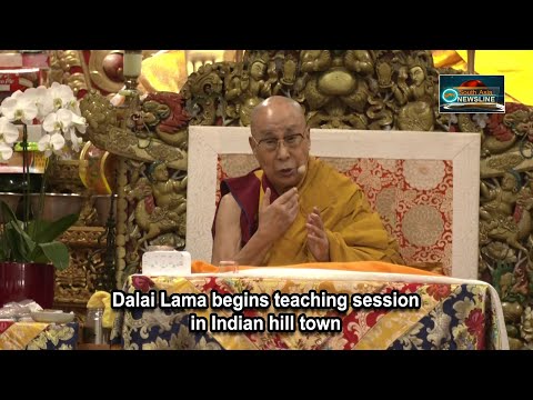 Dalai Lama begins teaching session in Indian hill town