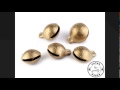 Brass Jingle Bells with Pleasant Sound 28x33 mm