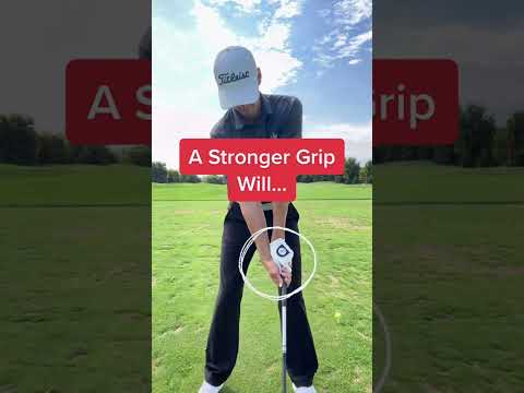A STRONGER GRIP Will... 😳⛳️ Golf Swing Tips #shorts