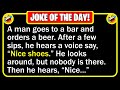 🤣 BEST JOKE OF THE DAY! - A man walks into a quiet bar and orders a cold beer... | Funny Daily Jokes