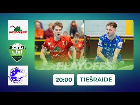 🎥 ELVI florbola līga: Lielvārde/FatPipe - Lekrings (1/4 F, 4. spēle) (2.03.2024)