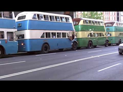 Sydney Historic Bus Trip  along George St Sydney Australia 3/10/15