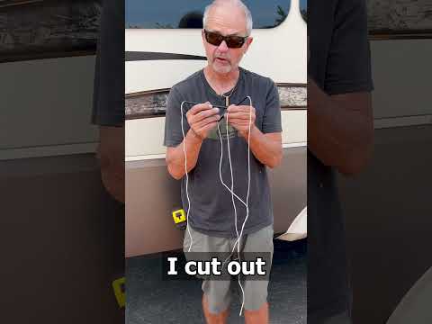 Wind Ripped RV Awning Quick Fix #shorts 4K