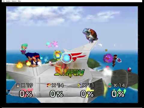 SMASH REMIX 1.3.0 - Wario vs King Dedede vs Link vs Donkey Kong Extreme 1-Hit-KOs! (30 Stocks)