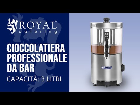 Video - Cioccolatiera professionale da bar – 3 litri