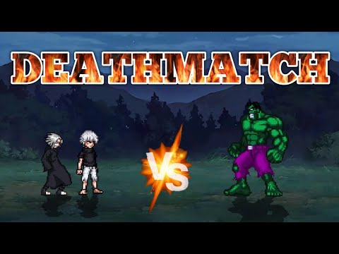 Kaneki & Takizawa VS Hulk V2 in Jump Force Mugen