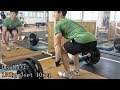 【Leg Day】久しぶりに床引きデッドリフトでハムストリングを追い込む！