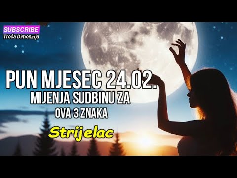 Pun Mjesec u Djevici 24.02. Mijenja SUDBINU za ova 3 znaka