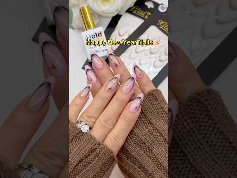 ✨ Happy New Year Nails ✨Soft pink French ombré made EASY 💅