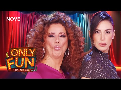 Un confronto tet a tet tra Valentina Persia e Belen Rodriguez | Only Fun Comico Show