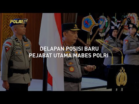INFOGRAFIS KAPOLRI MUTASI SEJUMLAH PATI DAN PAMEN