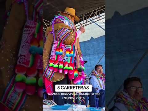 Richard Hancco anuncia trabajo en doble turno para acelerar construcción de carreteras