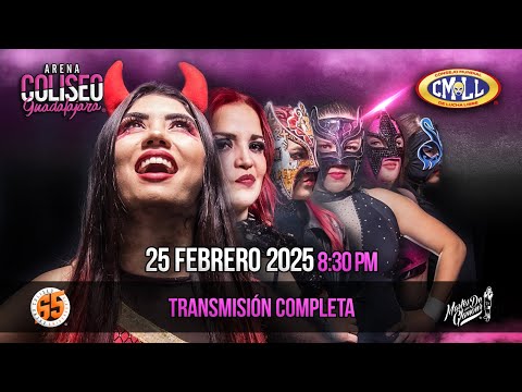 CMLL Martes de Glamour (2/25/2025) Stream & Results: La Catalina, Sanely, Las Infernales, More Set