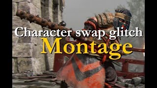 For Honor - Character swap glitch montage! [shinobi stampede charge] [shinobi demon&#39;s embrace]