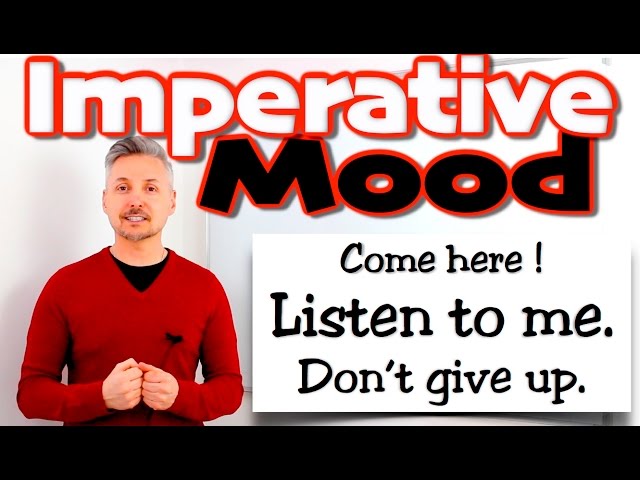 Video Pronunciation of imperative mood in English