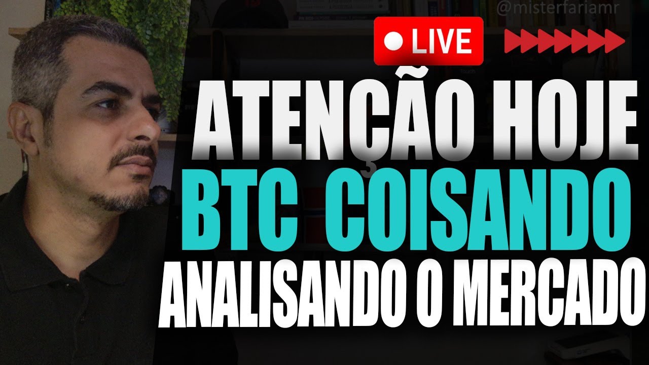 BITCOIN AO VIVO - SEXTA FEIRA MERCADO MEIO PARADO AGUARDANDO DADOS - Bitcoin Altcoins e ETFs