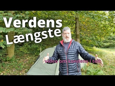 Lær at formindske kondens i telt - tips og tricks