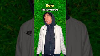 How it is EVERYTIME a Hero Dies Vs Villain 😭 #shorts