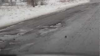 preview picture of video 'Ukrainian roads in spring. Part 1'