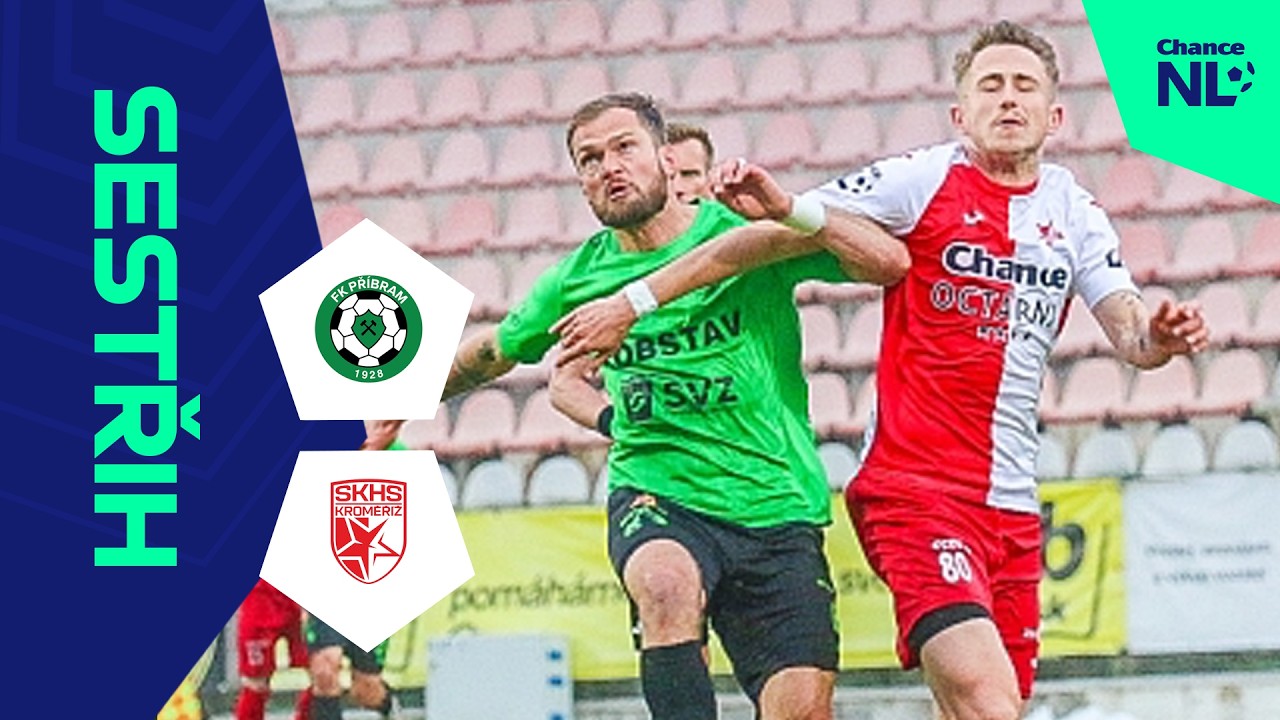 1.FK Příbram vs SK Hanácká Slavia Kroměříž Highlights