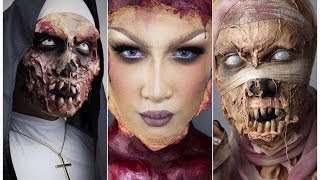 Top 15 DIY Halloween Makeup Tutorials Compilation 2016