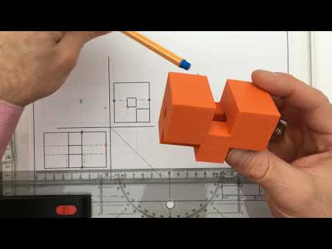 Dreitafelprojektion + Dimetrie: Quader mit Veränderungen // FACHLEHRER TEAM