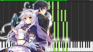 Rokudenashi Majutsu Koushi to Akashic Records ED - "Precious You☆" (Synthesia Piano Tutorial)