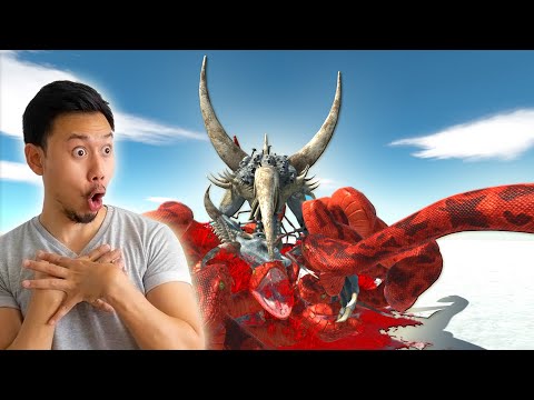 DEATH SCOURGE VS TITANOBOA - Animal Revolt Battle Simulator