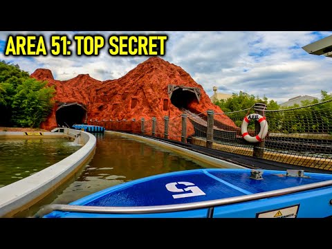 AREA 51: Top Secret - Movie Park Germany Boat Ride