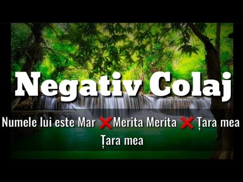 Negatuv Colaj nou  Numele lui este Mare.  FĂRĂ VOCI