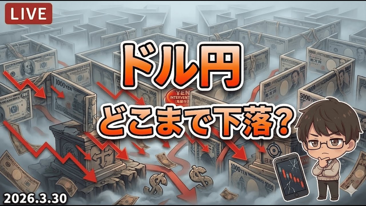 【FX ライブ 配信】ドル円のリアルタイムチャート分析　#359