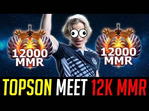 When TOPSON meet 12,000 MMR in SEA DOTA 2