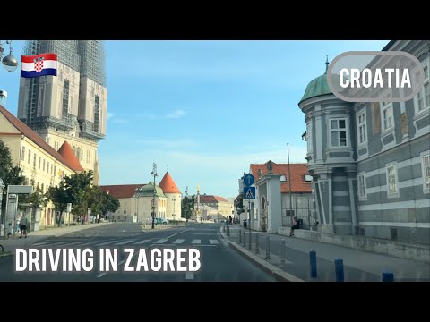 Driving in Zagreb, Croatia | Vožnja kroz Zagreb, Hrvatska