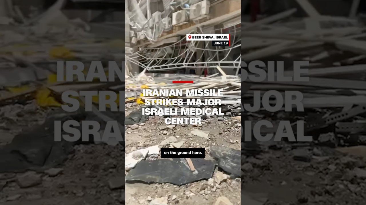 Iranian missile strikes major Israeli medical center