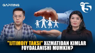 "Ijtimoiy taksi" xizmatidan kimlar foydalanishi mumkin? | "GAPIRING" TOK-SHOUSI