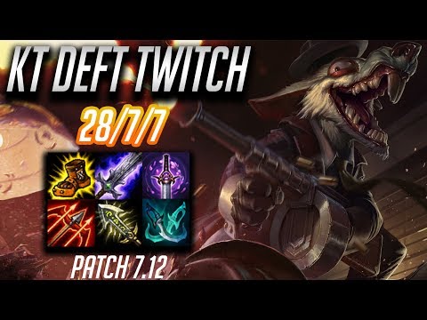 KT Deft Destroying Korean Challenger With Twitch | Korea Challenger 818 LP