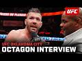 Dricus Du Plessis Octagon Interview UFC Oklahoma City