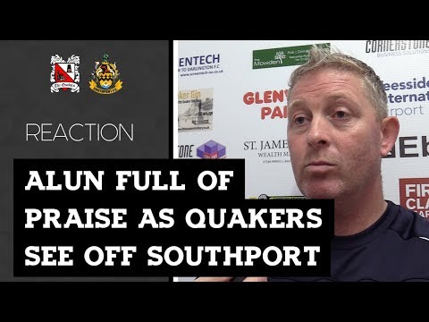 Alun Full of Praise as Quakers See off Southport