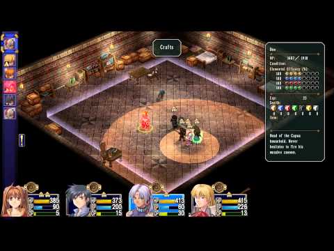The Legend of Heroes - Trails in the Sky Gameplay