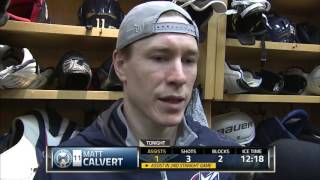 Post Game: Matt Calvert (3/16/17)
