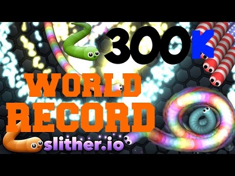 Slither.io - World Record! +300K! - CarpaxTutos