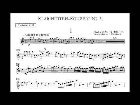Carl Stamitz (1745 - 1801) - Clarinet Concerto No. 3