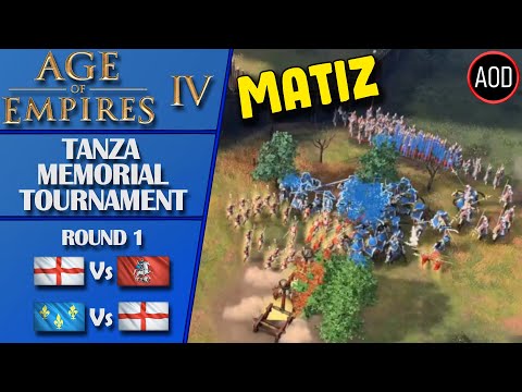 Age of Empires 4 | Tanza Memorial Tournament | AOD v Matiz | Round 1 (Best of 3)