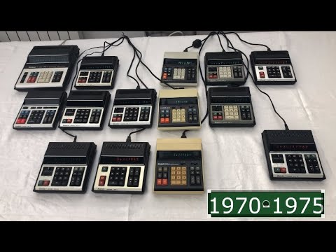 Back to the 70's with Casio 101, 121, v101, v121 and v162-A || Casio.ledudu.com