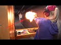 Girl Shooting Desert Eagle Slow Motion