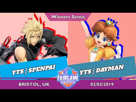 SMASH ULTIMATE TOURNAMENT UK - Fair Game 6 - Winners Semis - Spenpai (Cloud) vs. Dayman (Daisy)